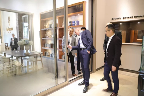 罗兰西尼门窗热情接待德国丝吉利娅集团访问