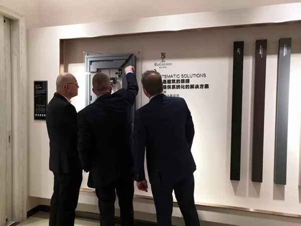 罗兰西尼门窗热情接待德国丝吉利娅集团访问