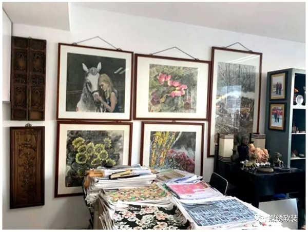 蝶绣软装携手水墨丹青画家再次升级新品