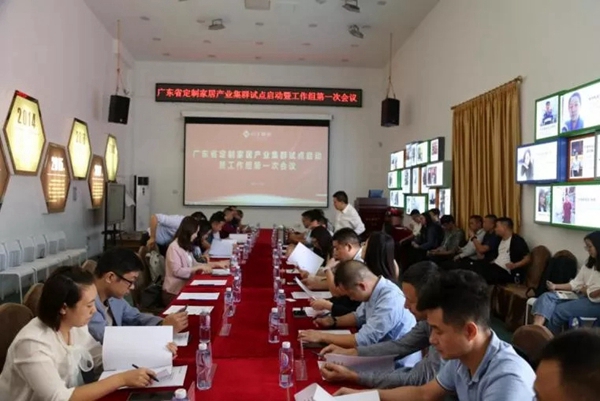 合生雅居全屋定制 ​广东省定制家居产业集群试点启动暨工作组第一次会议的顺利召开