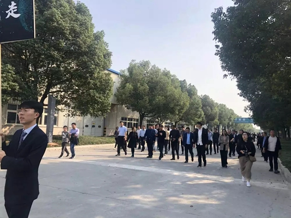 兔宝宝全屋定制欢迎门业协会会员莅临参观兔宝宝家居产业园