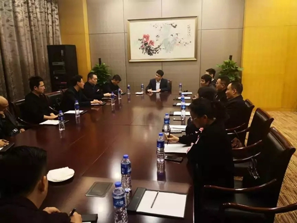 王力董事长王跃斌考察西安交大项目