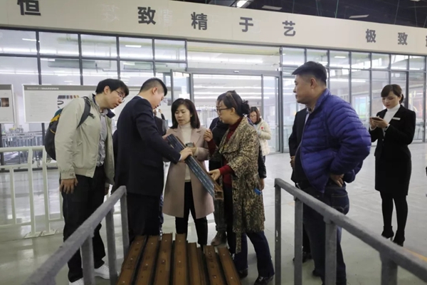科饶恩欢迎北京住总集团龚总一行莅临参观考察