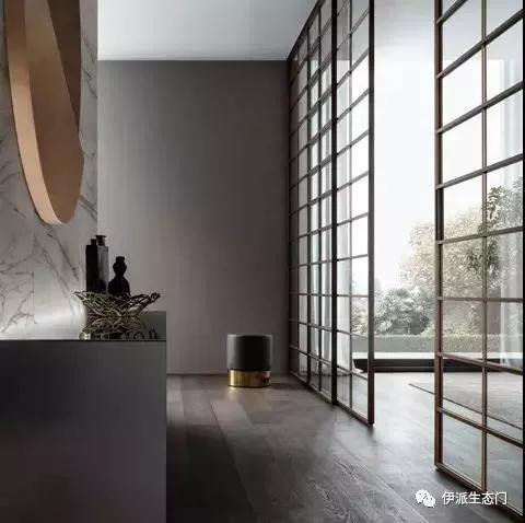 伊派生态门：看完这些极简移门真想把自家的门卸了