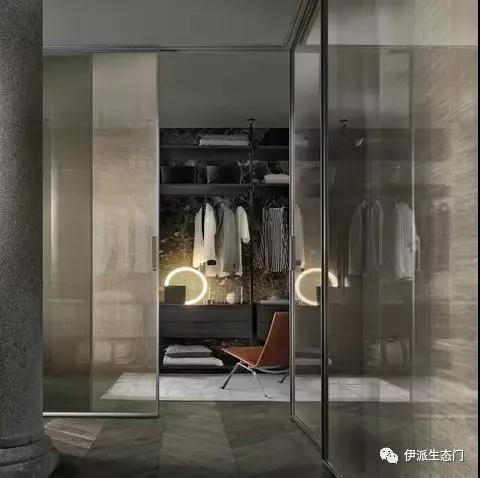 伊派生态门：看完这些极简移门真想把自家的门卸了
