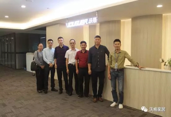 抚州职业艺术学院领导莅临沃格家居总部考察指导