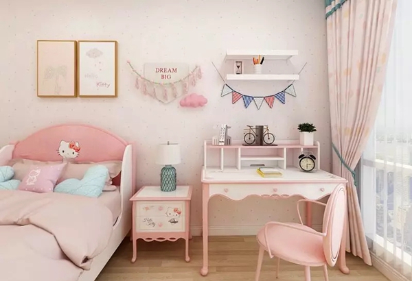 Hello kitty royal sunday：儿童房装修全指南 给宝贝一个精致的房间