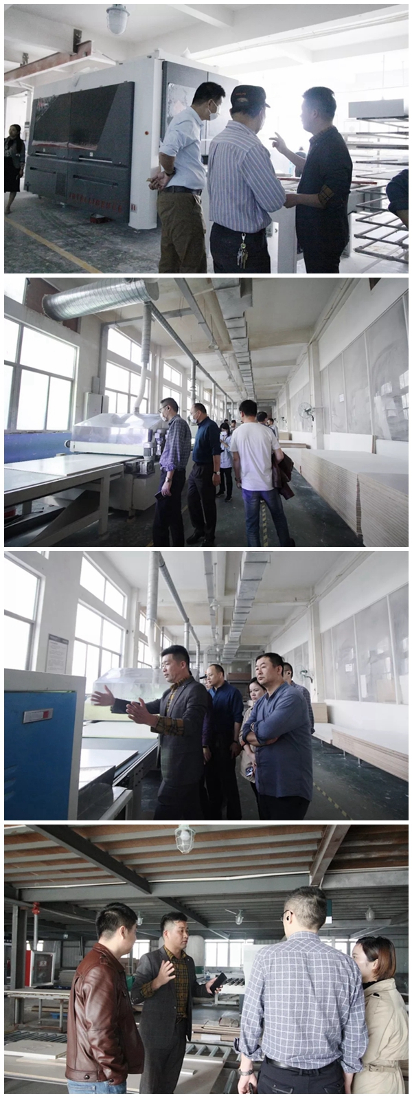 中国建材市场协会工程招标采购分会领导一行莅临大豪整体木作进行实地考察