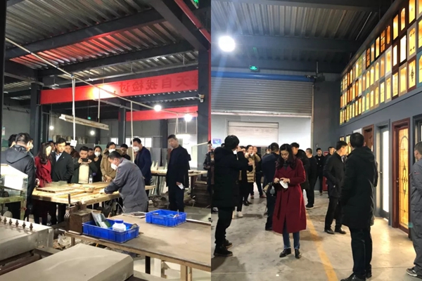 蒂诺一全屋定制迎接重庆家居同行莅临长寿工厂参观交流