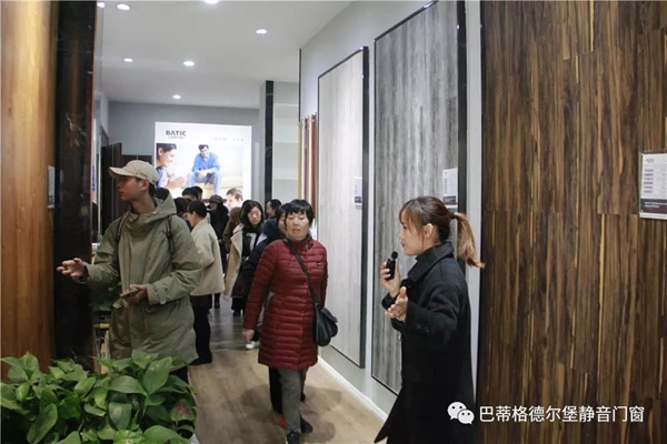 巴蒂格德尔堡系统门窗迎接安徽太和县领导一行参观考察