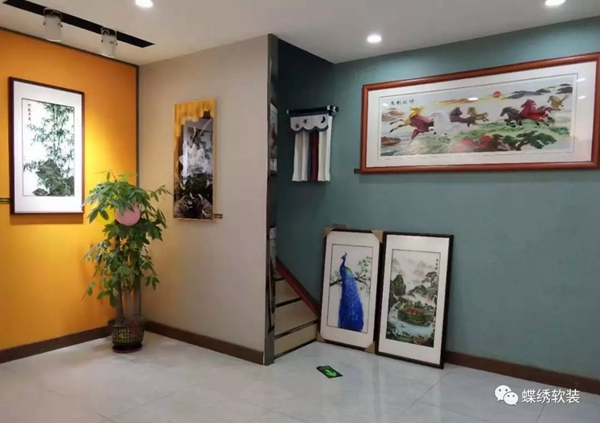 蝶绣软装专卖店形象再次升级 让传统墙布拥有不一样色彩 蝶绣软装专卖店形象再次升级 让传统墙布拥有不一样色彩