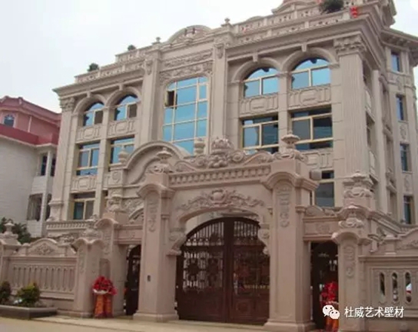 杜威艺术壁材：外墙漆 仿石漆潮流已经势不可挡