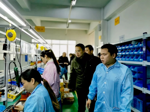 KUB智能锁迎接金科地产集团领导考察组一行莅临考察