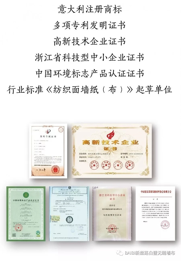 白璧无缝墙布韩总荣获中国墙布行业终身成就奖荣誉
