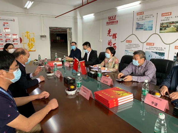 佛山市领导走访润成创展 助力企业复工复产
