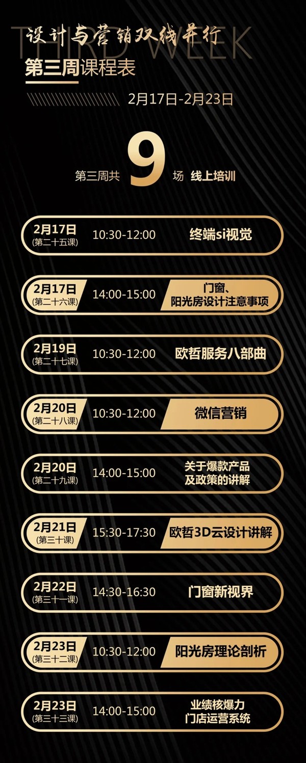 欧哲门窗为经销商伙伴练兵备战 为终端提升免疫力