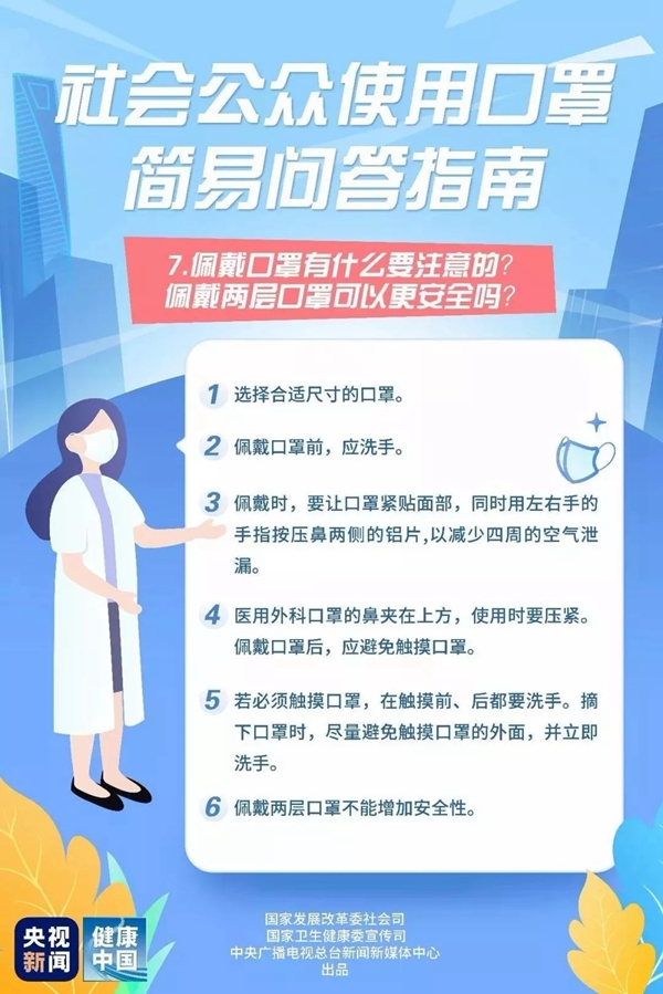柯美特帮你简易get到社会公众使用口罩的正确技能！