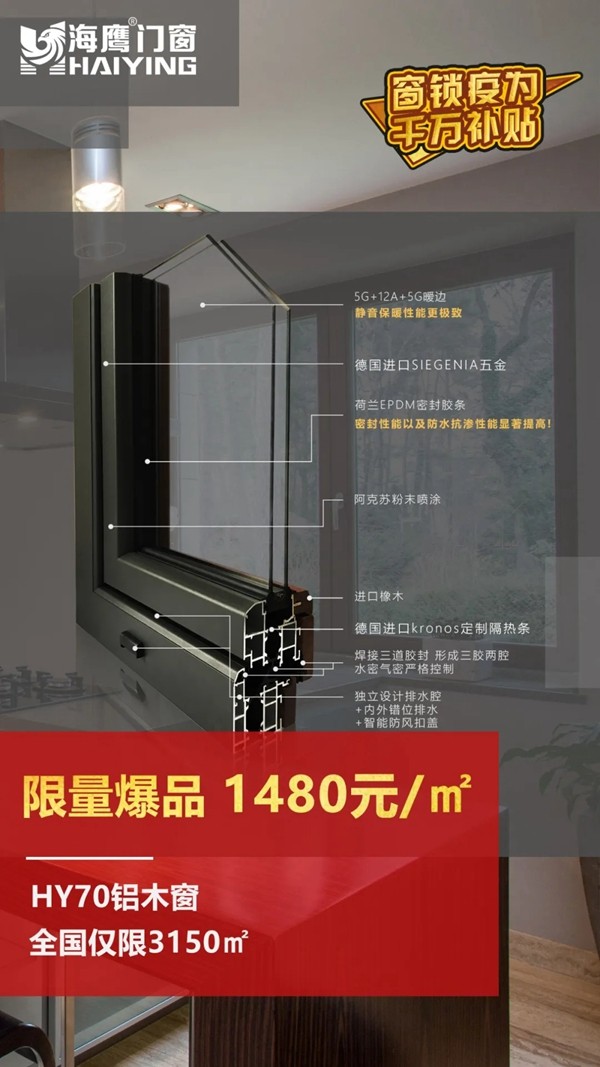 海鹰门窗追全国经销商 千万补贴惠终端