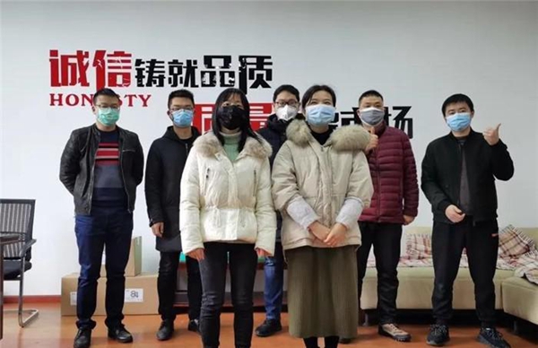 格林馨语首批工作人员复工，为客户继续提供优质的服务
