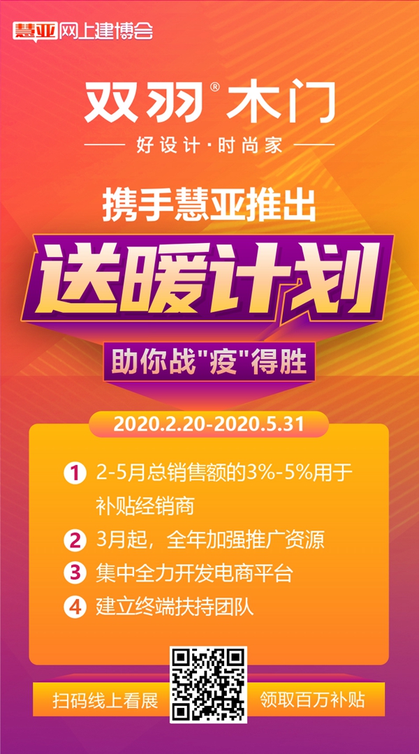 双羽木门通过慧亚网上建博会，发现意想不到的商机！