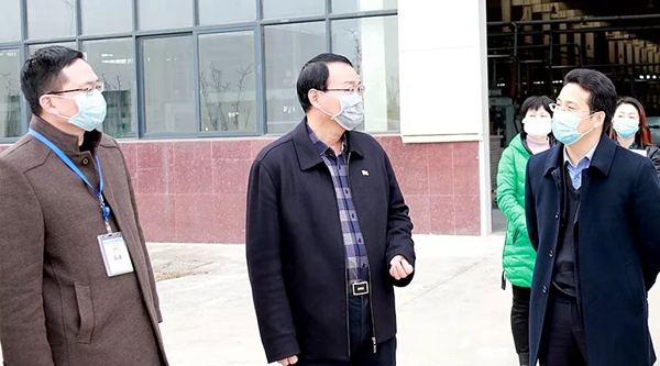 巢湖市委副书记许汉生莅临富煌木业检查指导企业复工复产工作