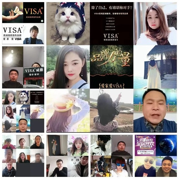 VISA高端墙纸墙布二月重责任 三月大动作不断