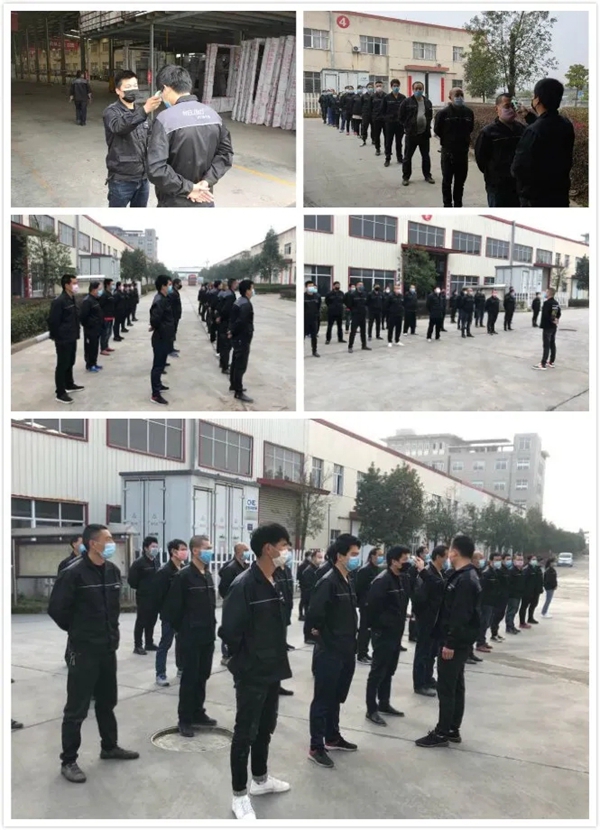 合力门业做好疫情防控 确保公司有序复工