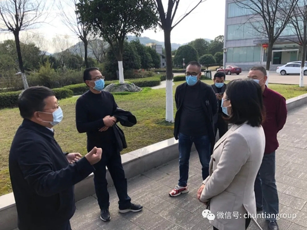 金华市领导莅临春天集团检查指导企业复工复产工作