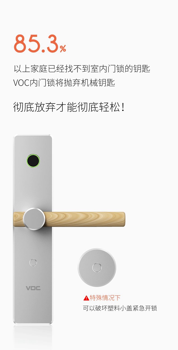 VOC智能门锁AX系列荣获德国红点奖