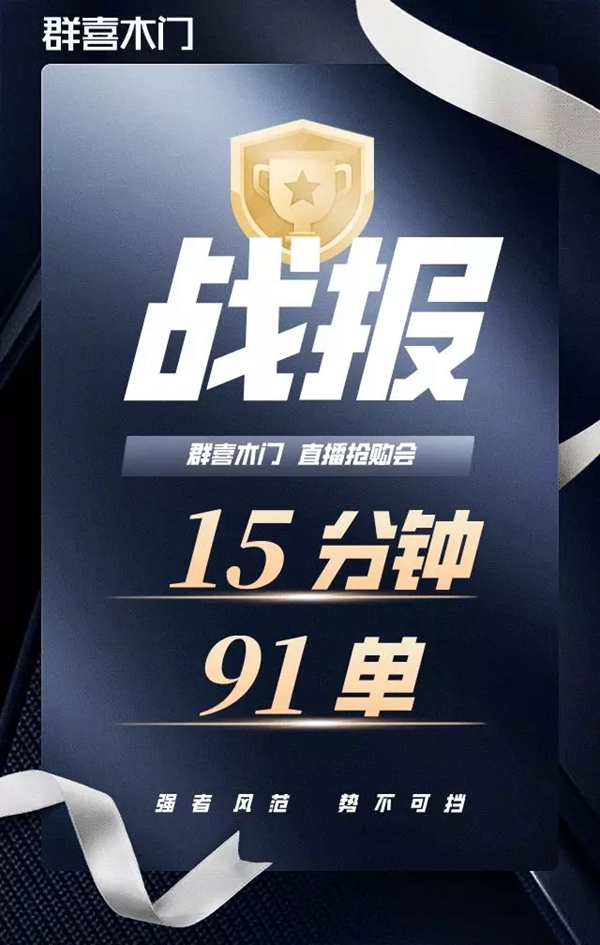 群喜木门：顺应年轻人新的消费习惯 借力“线上营销”突破重围