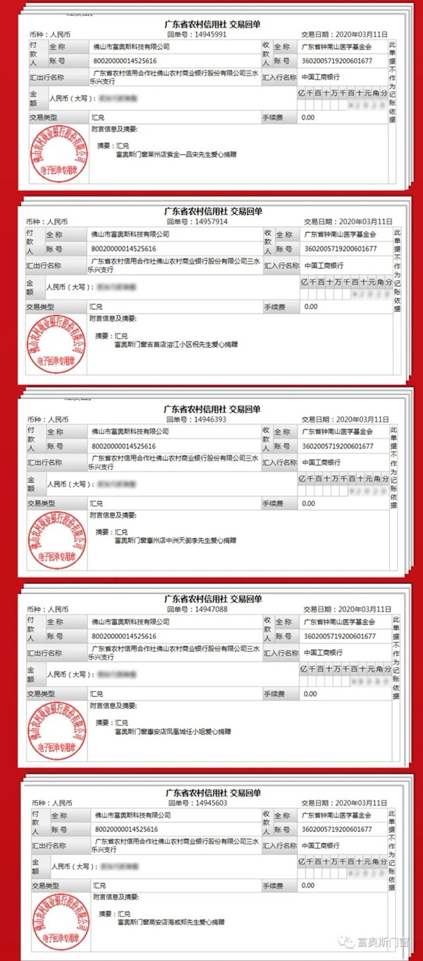 富奥斯门窗“持续爱心捐赠大行动” 共同抗“疫”献爱心