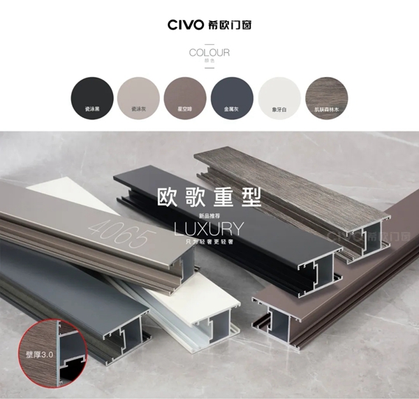希欧门窗新品CIVO欧歌重型系列惊艳上市