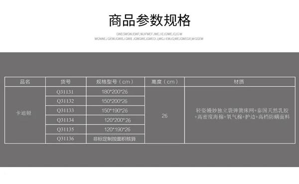 欧派高端软装2020床垫新品发布