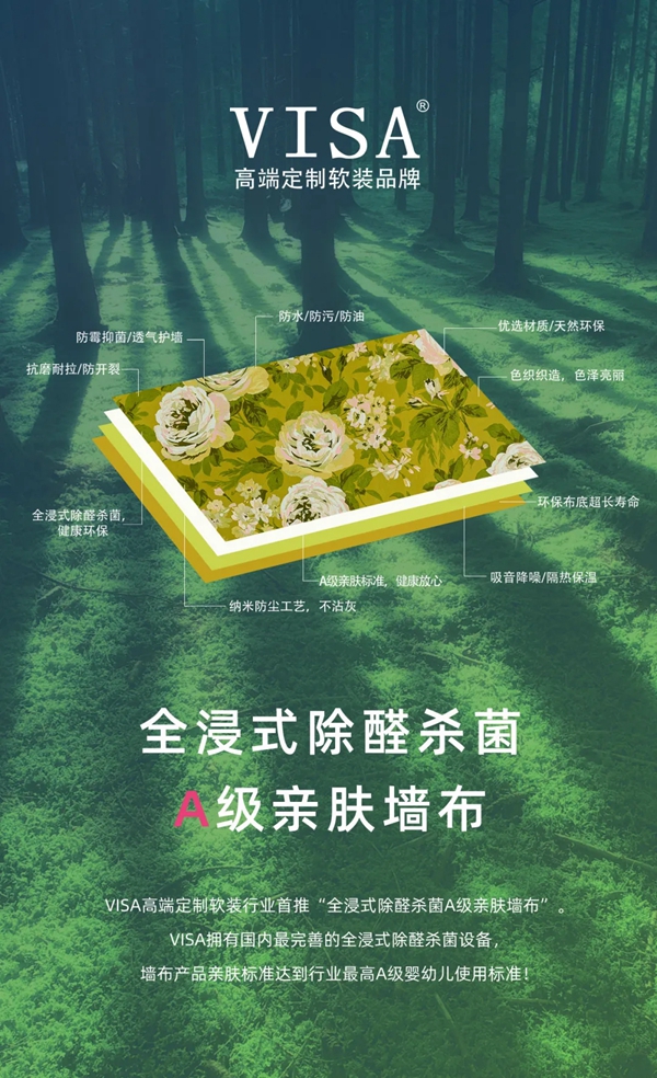 VISA高端墙纸墙布三月大动作震撼来袭