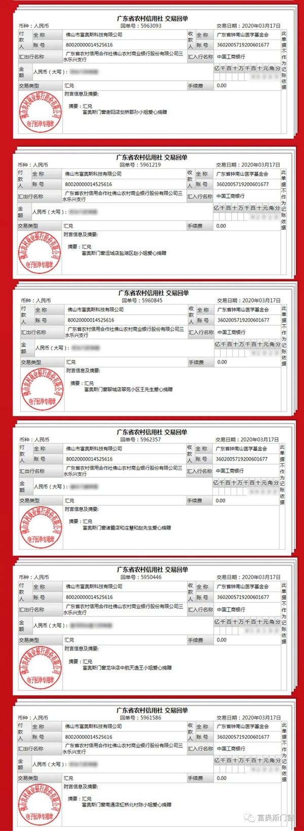 富奥斯门窗“持续爱心捐赠大行动” 共同抗“疫”献爱心