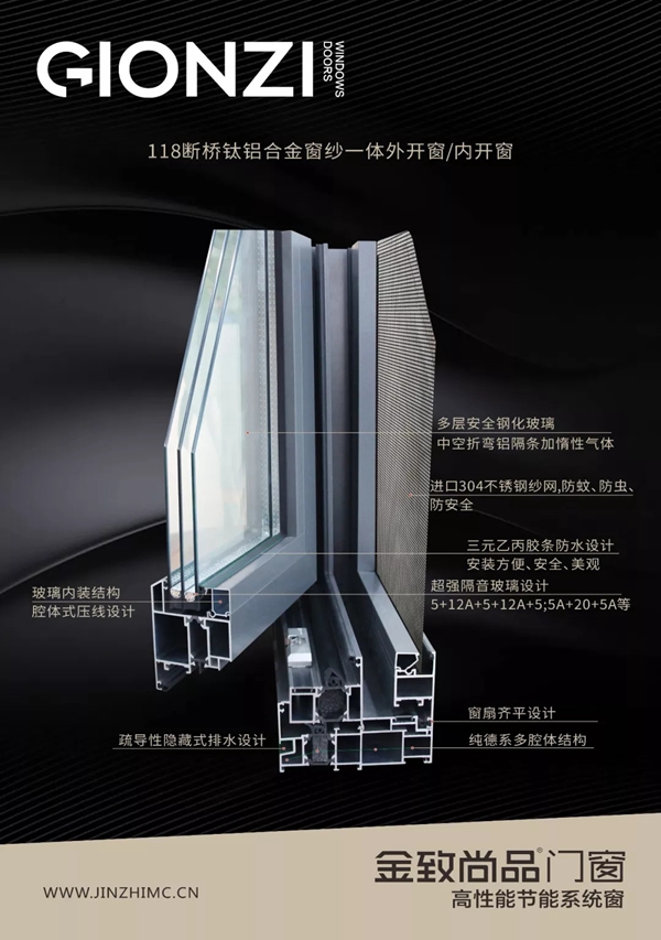 【产品】金致尚品智能门窗系列