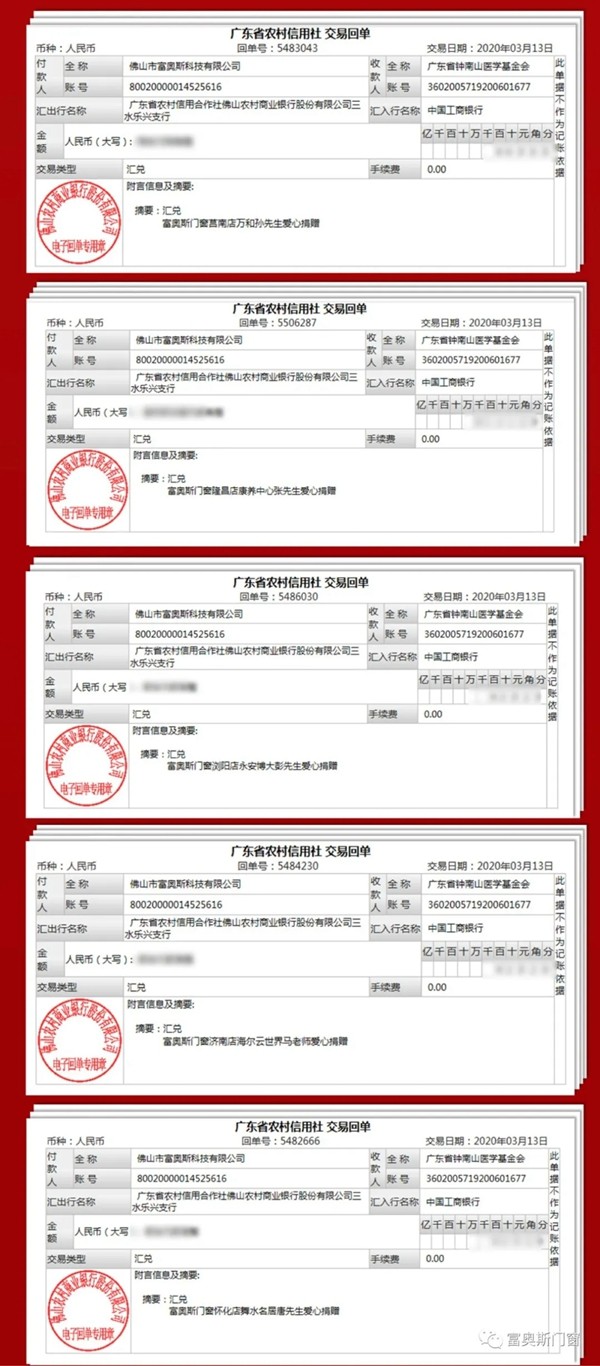 富奥斯门窗“持续爱心捐赠大行动” 共同抗“疫”献爱心