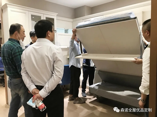 大事件|全国工商联家具装饰业商会张传喜会长莅临森诺家居参观指导