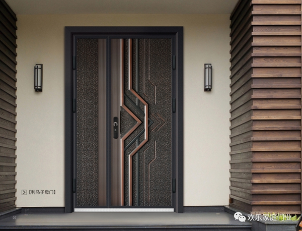 欢乐家庭门业2020年高端防护安全门最新样品赏析