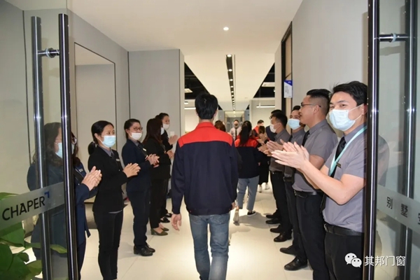 其邦门窗特邀PMC部 技术部全体人员参观新办公大楼