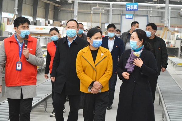 简一全屋定制迎接开封市政协副主席刘述荣一行莅临考察调研
