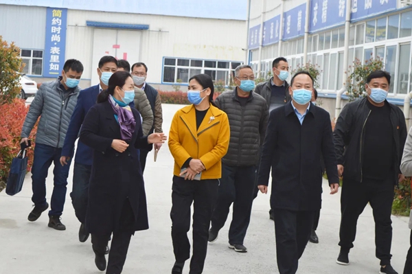 简一全屋定制迎接开封市政协副主席刘述荣一行莅临考察调研