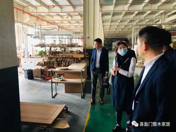 德信控股(杭州瑞扬供应链)总经理一行莅临喜盈门考察