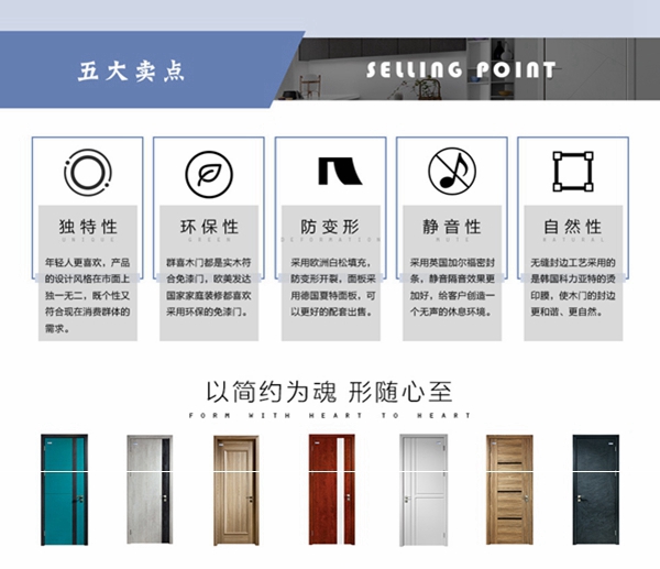 群喜木门入驻慧亚网上建博会，书写财富新篇章！