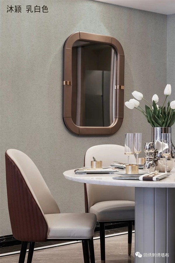 领绣艺术漆成品墙布震撼上市 与您见证一场墙面革命