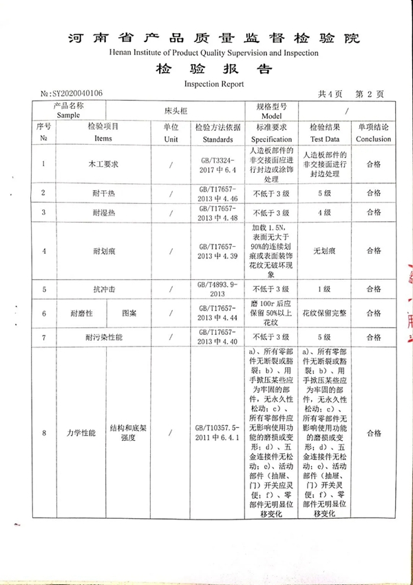 简一全屋定制顺利通过河南省产品质量监督检验院抽样检测