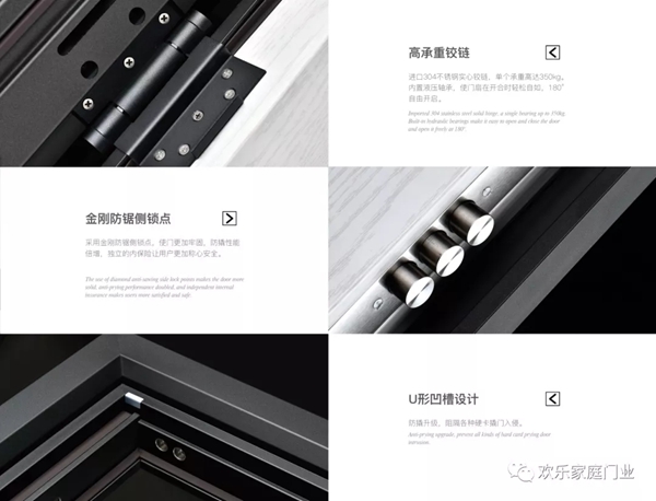 欢乐家庭门业2020年高端防护安全门最新样品赏析