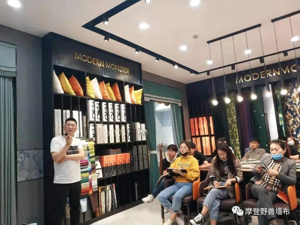摩登野兽墙布首家样板店4月20日正式开幕
