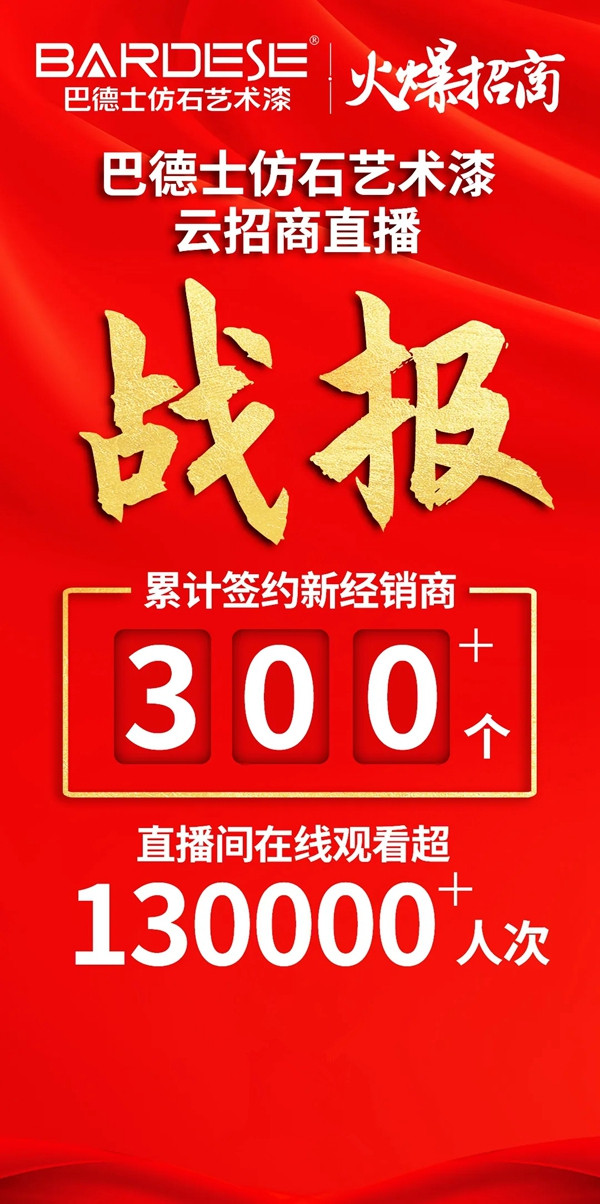 巴德士漆狂纳新经销商300+ 携手打造核心竞争力