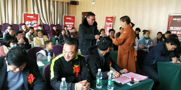 合力门业河南商丘招商会取得圆满成功